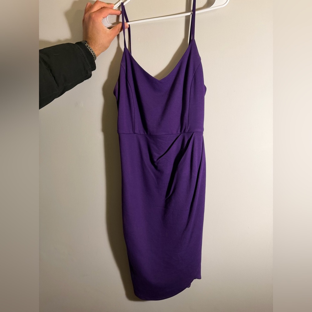 Elegant Purple Women's Dress
